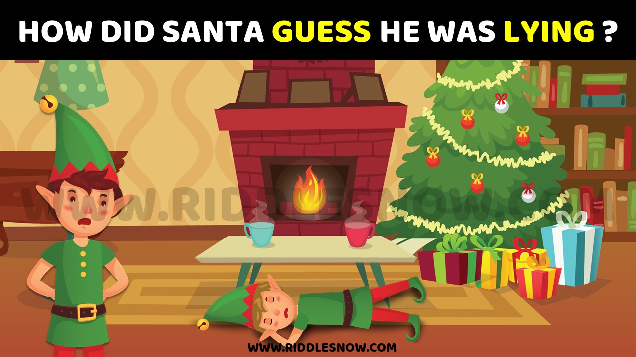 HOW DID SANTA GUESS RIDDLESNOW.COM HE WAS LYING