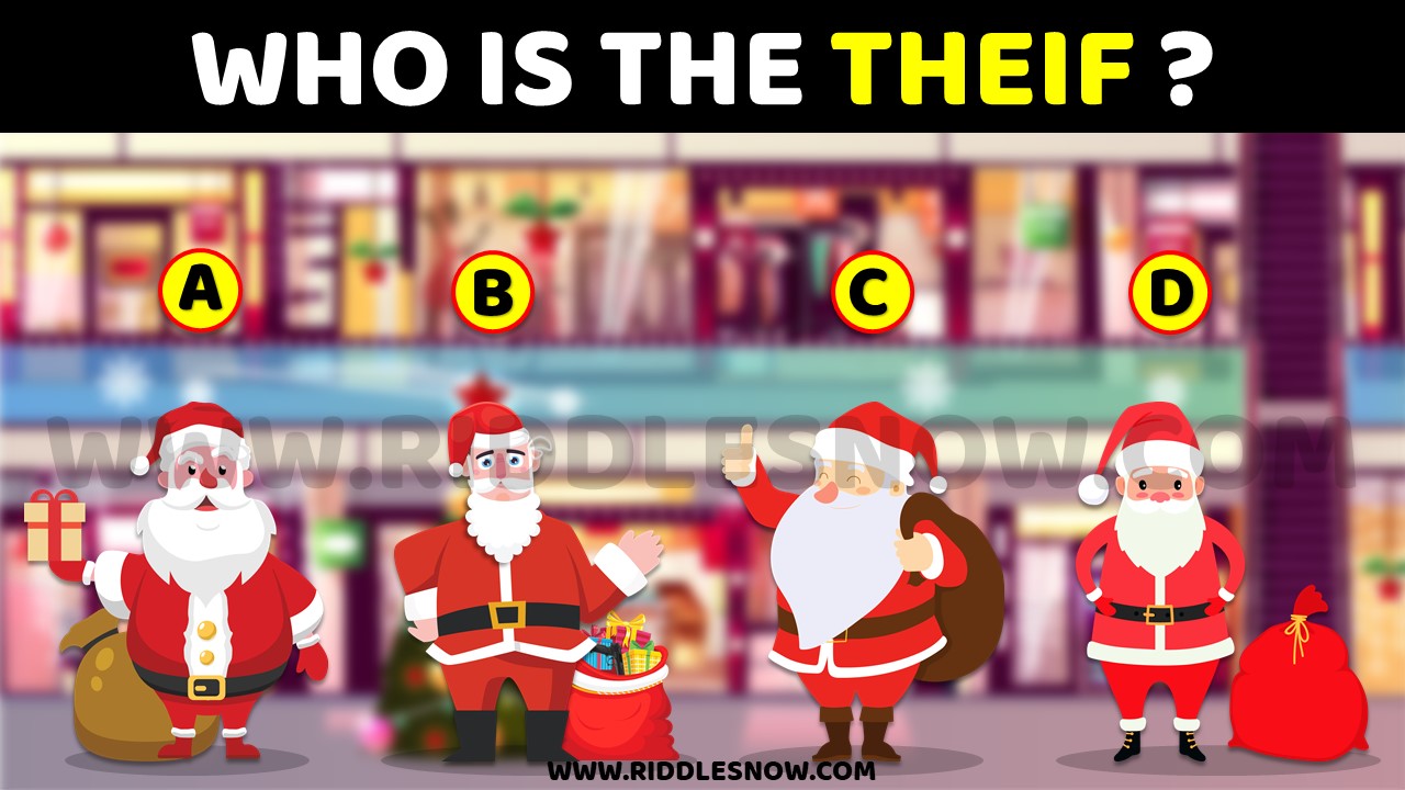 WHICH SANTA IS REAL RIDDLESNOW.COM Christmas Riddles For kids And Adults