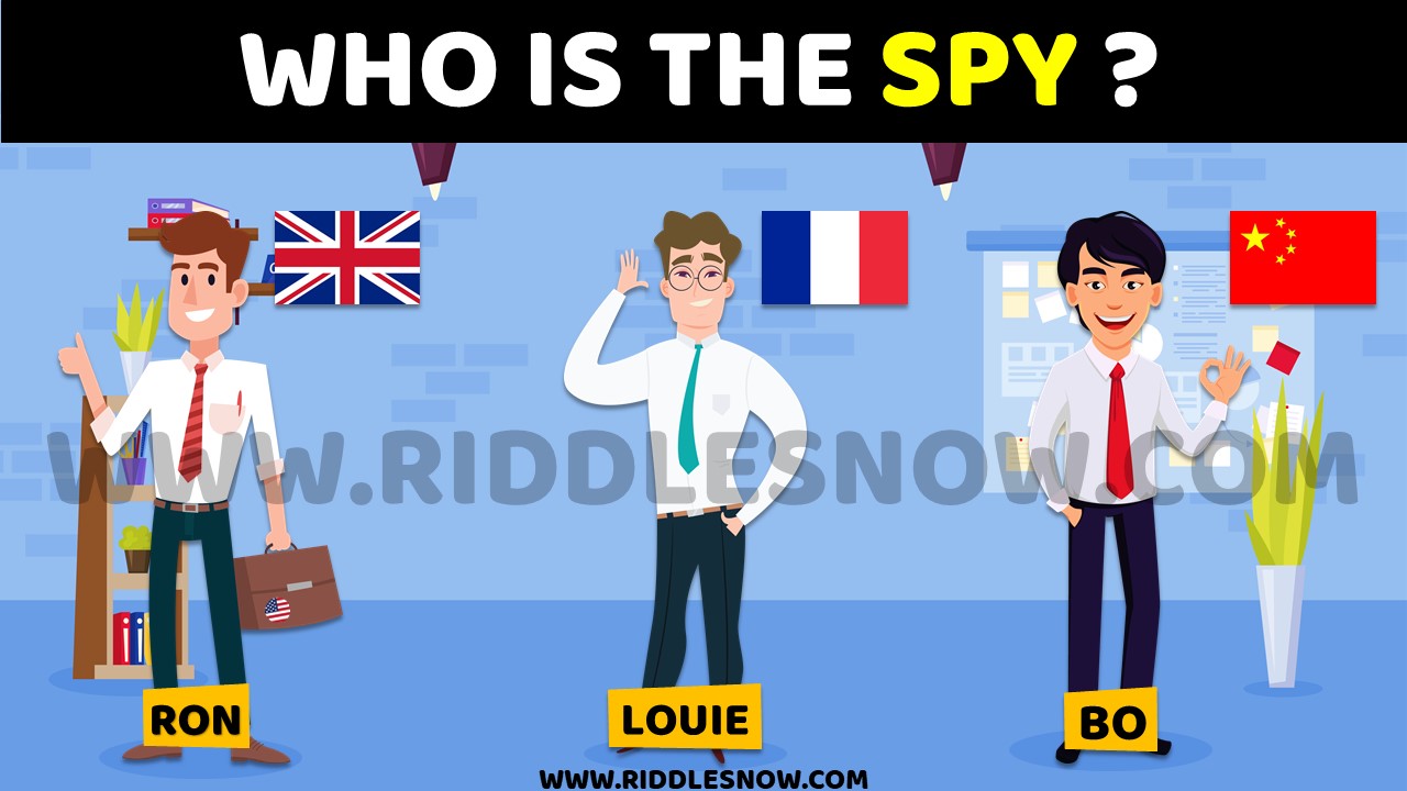 Who is the spy riddles of the day riddlesnow.com