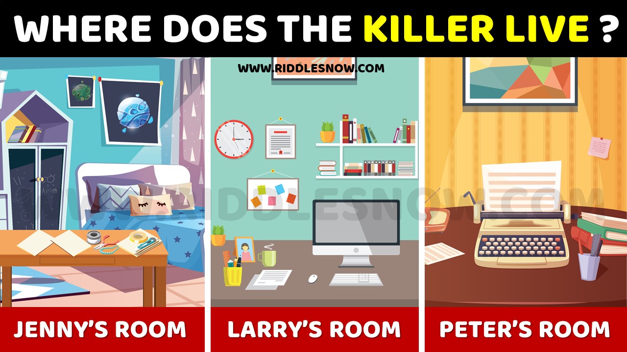 Where does the killer live mystery riddles riddlesnow