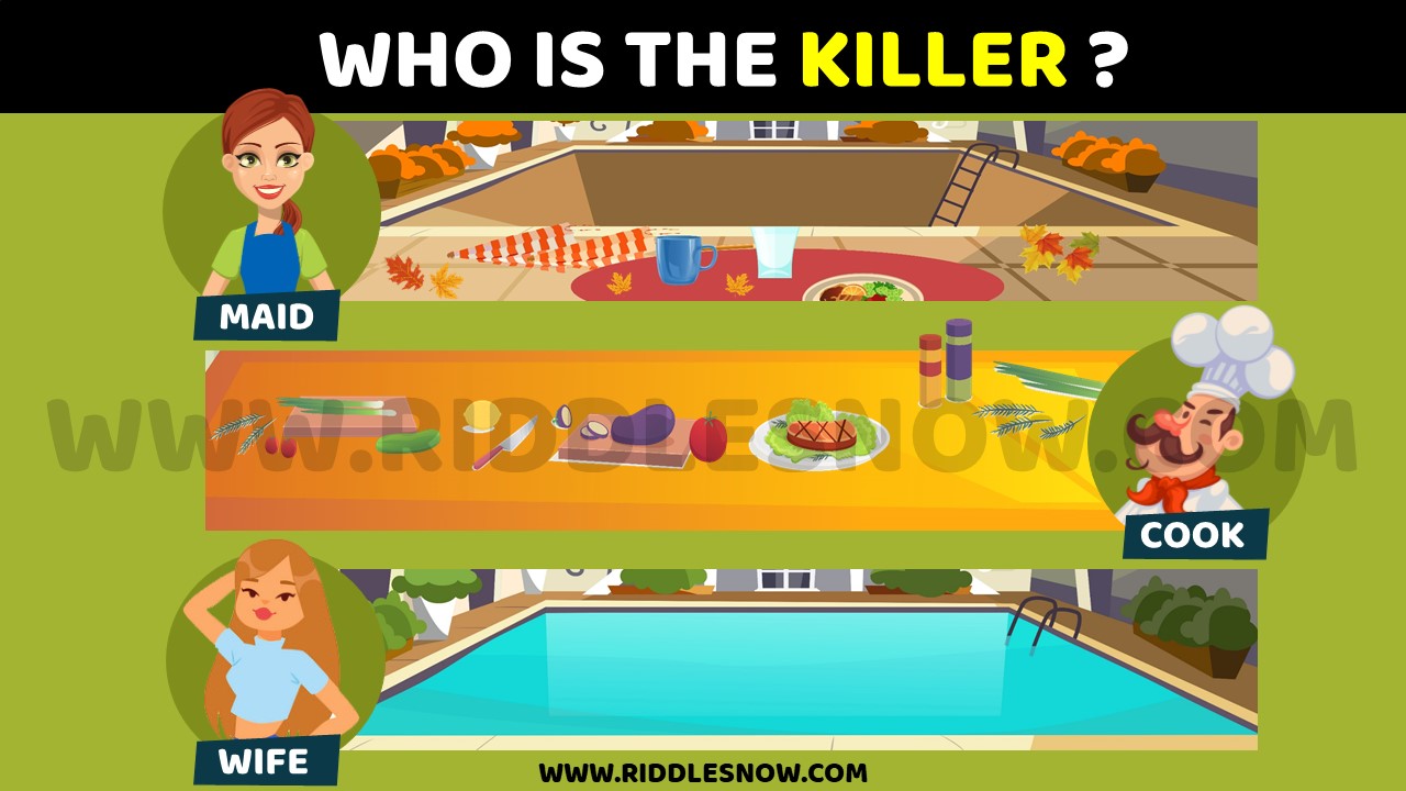 WHO IS THE KILLER hard riddle riddlesnow.com