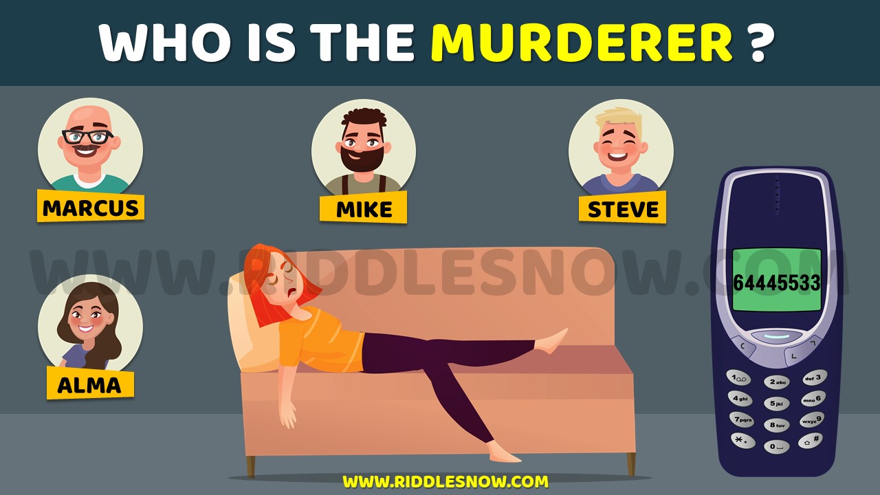 WHO IS THE MURDERER riddlesnow.com
