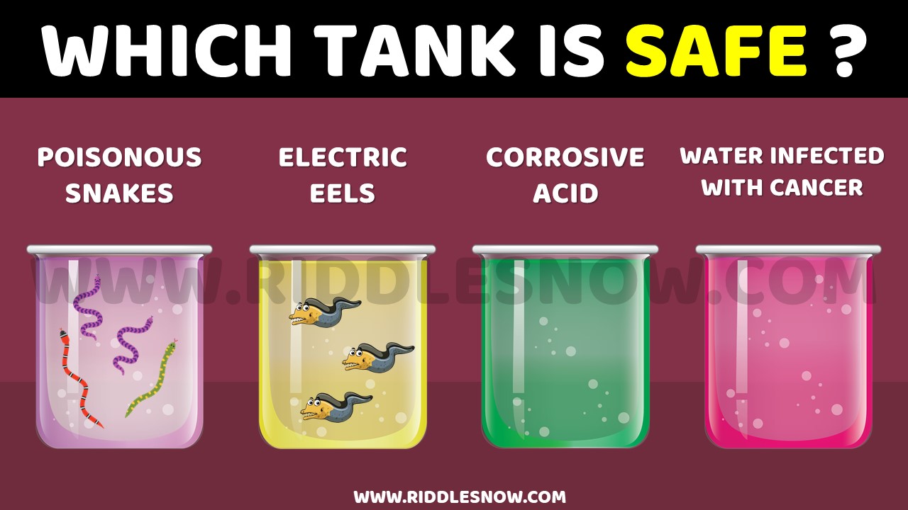 WHICH TANK IS SAFE RIDDLES ROOM