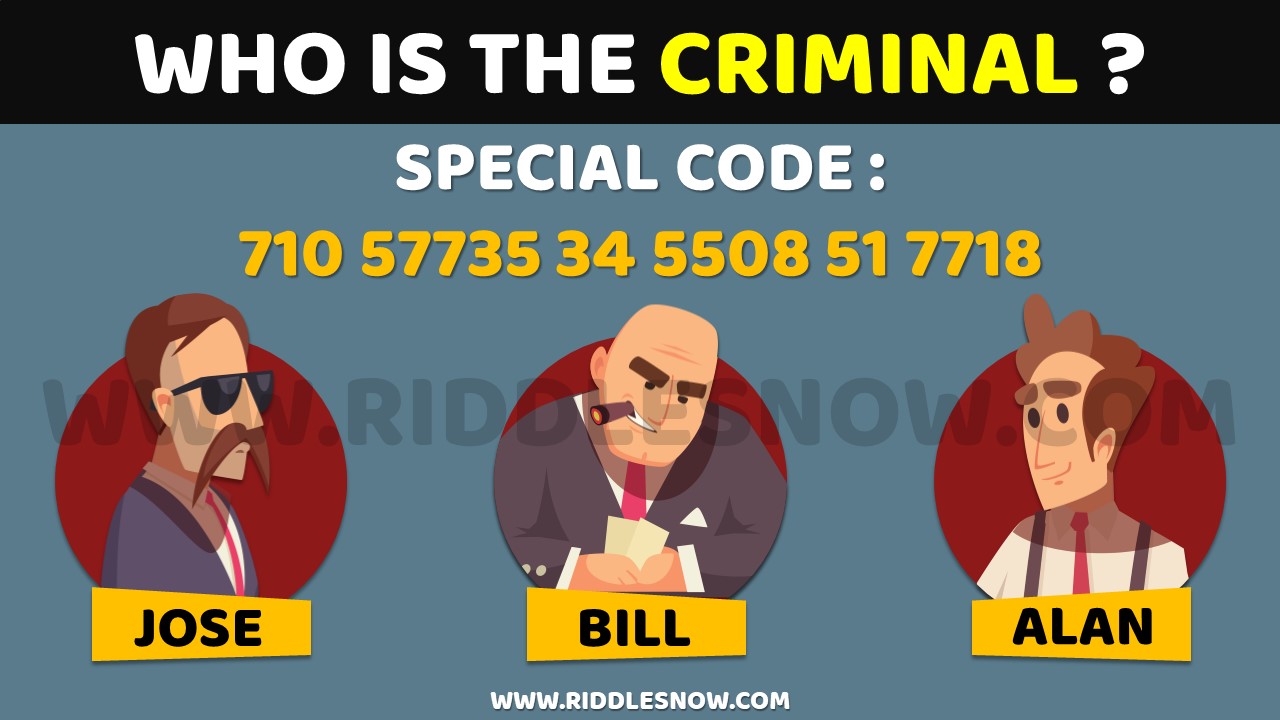 WHO IS THE CRIMINAL RIDDLES WITH ANSWERS HARD RIDDLENOW.COM
