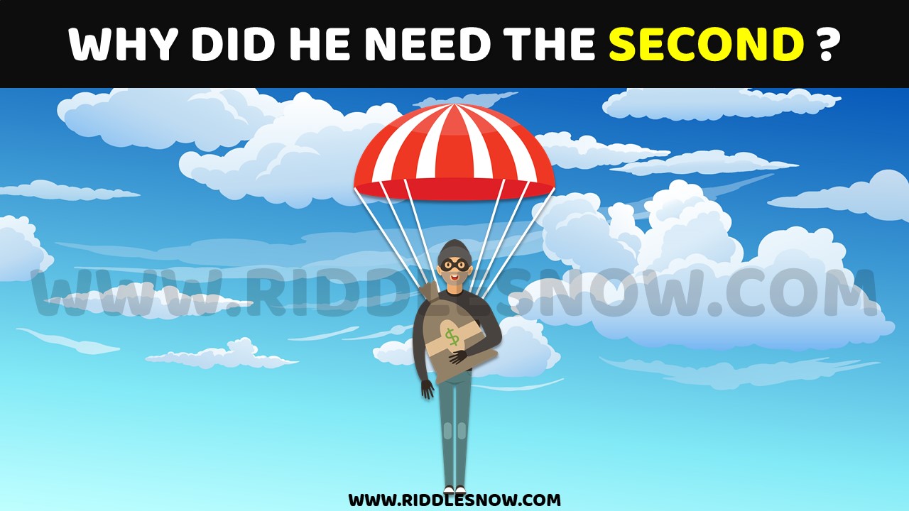 WHY DID HE NEED THE SECOND PARACHUTE