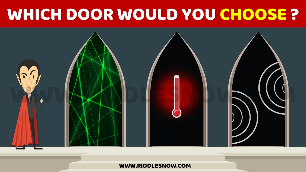 WHICH DOOR WOULD YOU CHOOSE RIDDLESNOW.COM