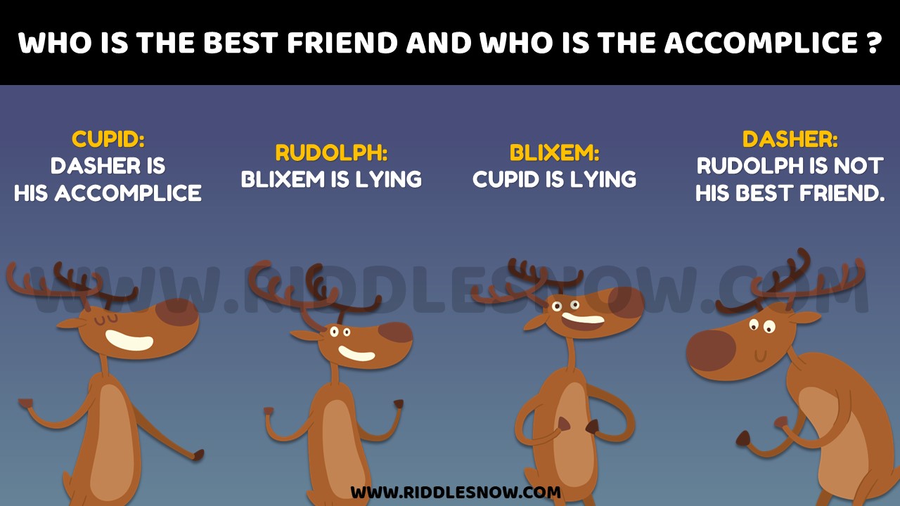 WHO IS THE BEST FRIEND AND WHO IS THE COMPANION RIDDLESNOW.COM Christmas Riddles For kids And Adults