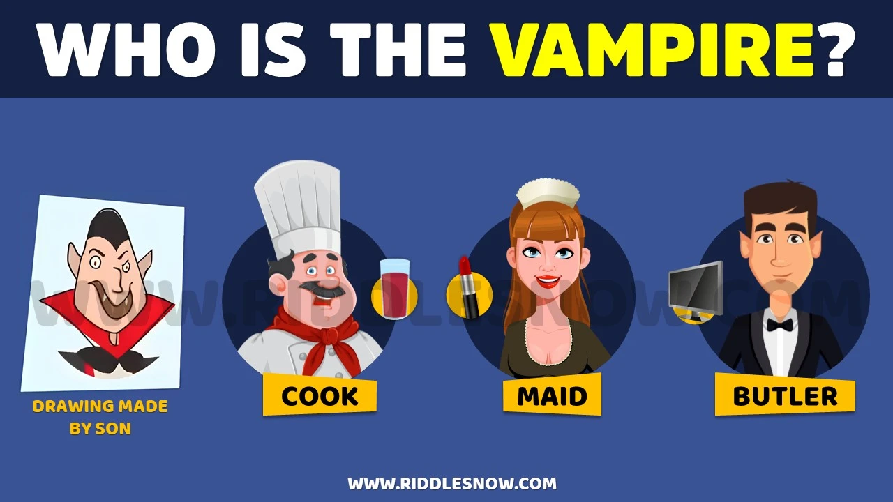 WHO IS THE VAMPIRE HALLOWEEN RIDDLES