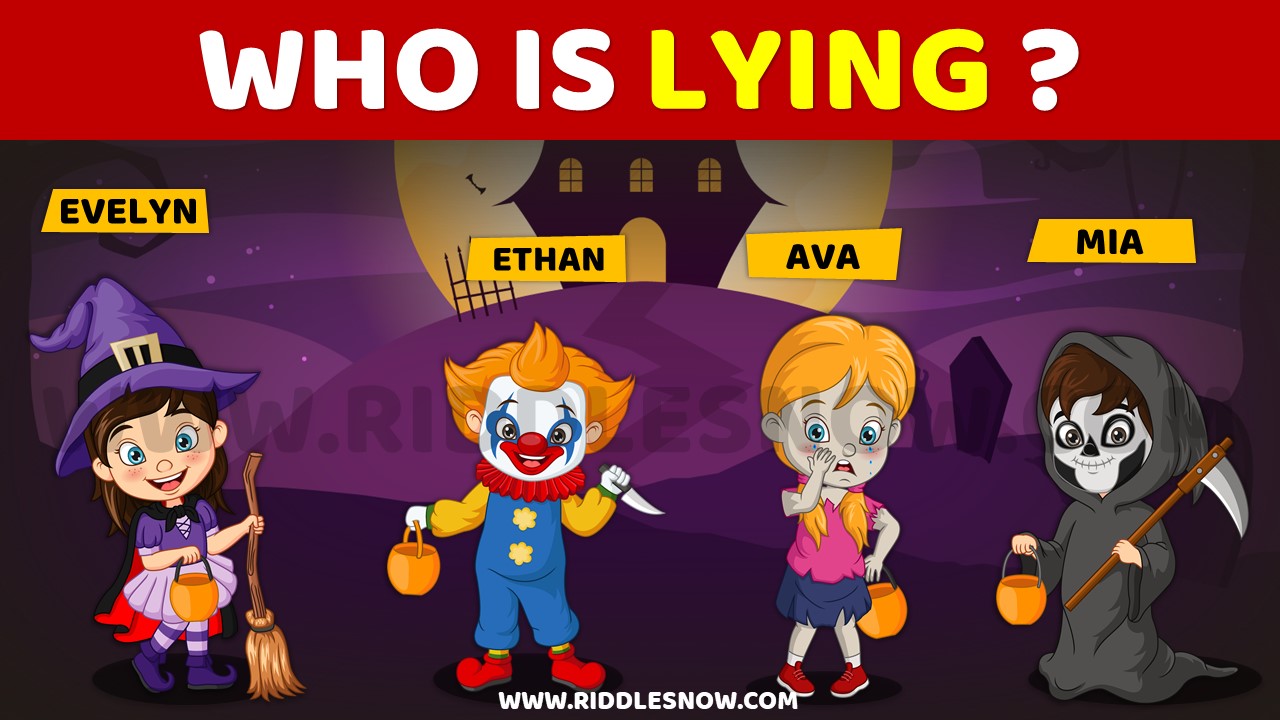 who is lying? halloween jokes and riddles