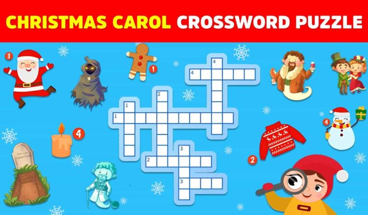 christmas carol crossword puzzle www.riddlesnow.com